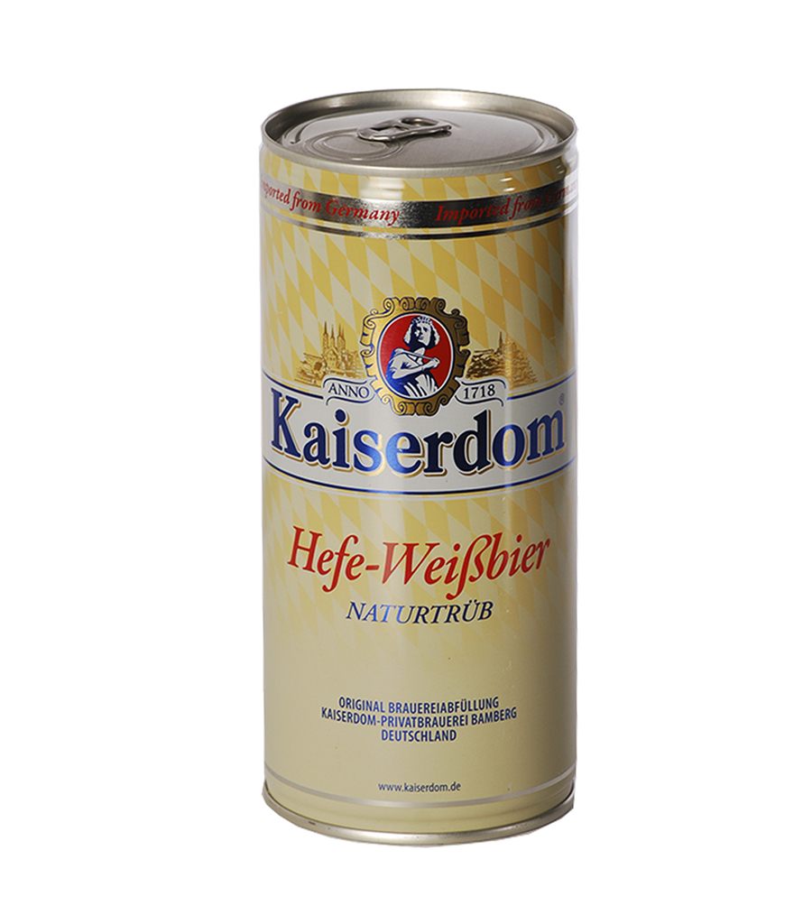 C. KAISERDOM HEFE WEIBBIER LATA X 1 LT