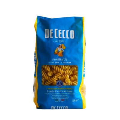 F. de Cecco Fusilli Nº34 x 500gr