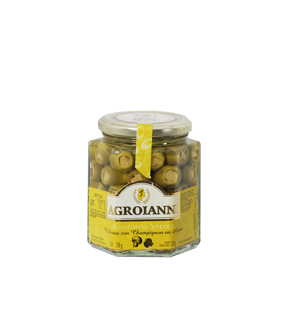 AGROIANNI ACEIT. RELL. C/CHAMPIGNONES X 330 GRS