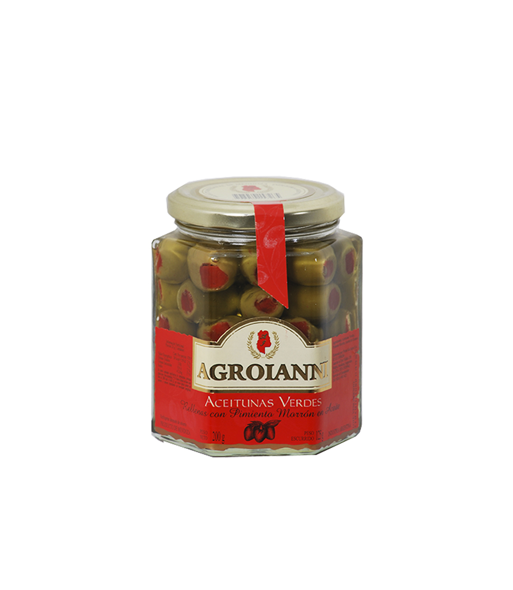 AGROIANNI ACEIT. RELL. C/PIMIENTO MORRON X 360 GRS