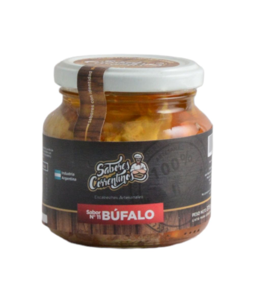 SABORES CORRENTINOS BUFALO EN ESCABECHE X 375 G