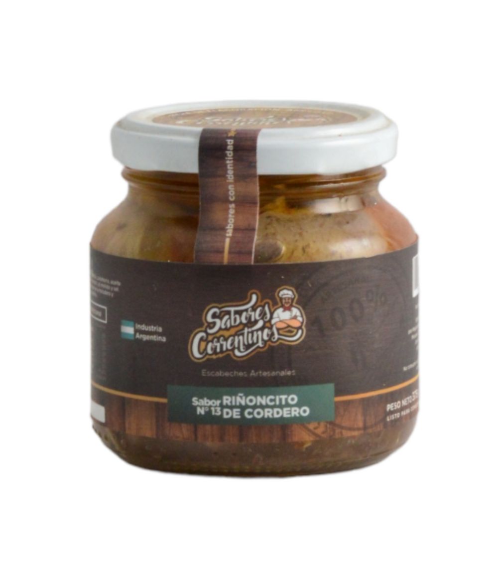 SABORES CORRENTINOS RIÑON CORDE EN ESCABECHE X 375