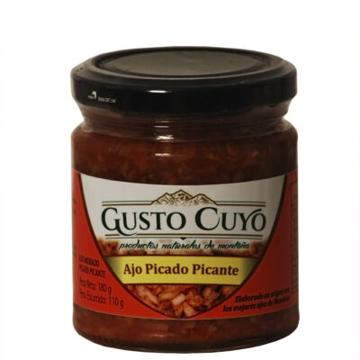 Gusto Cuyo Ajo Picado Picante x 110 Grs