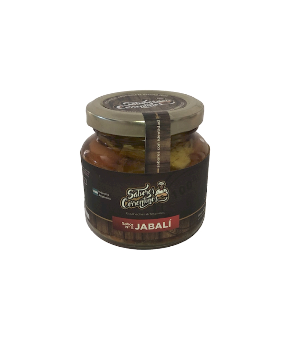 SABORES CORRENTINOS JABALI EN ESCABECHE X 375 G