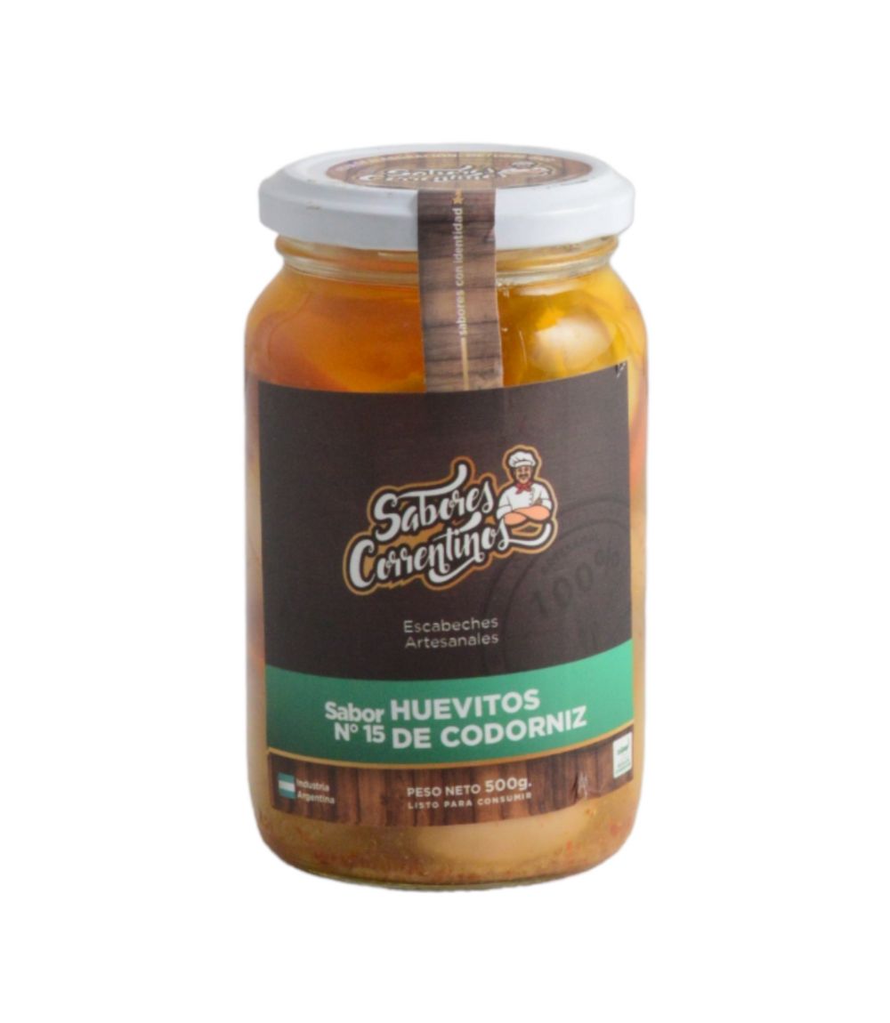 SABORES CORRENTINOS H. CODORNIZ EN ESCABECHE 500G