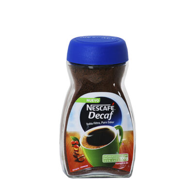 Nescafe Decaf Instantaneo Descafeinado x 100 Grs