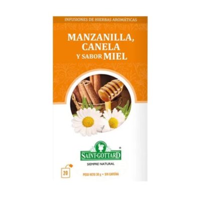 Te Saint Gottard Manzanilla/canela/miel x 20 Saq.