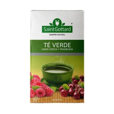 Te Saint Gottard Verde Cereza/frambueza x 20 Saq.