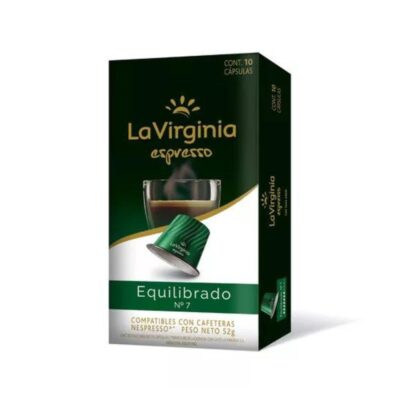 La Virginia Capsulas Cafe Equilibrado x 10 Uni.