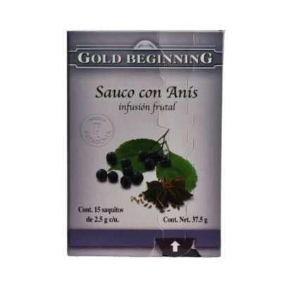 Te Gold Beginning Sauco con Anis X15 Saq