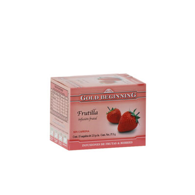 Te Gold Beginning Frutilla x 15 Saq.