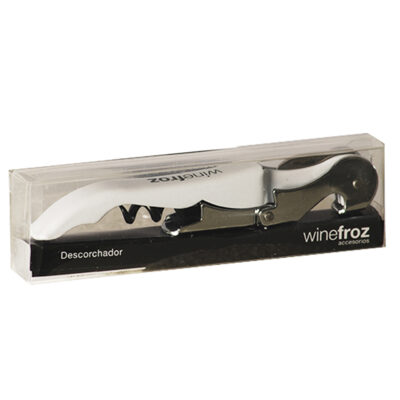 Descorchador Winefroz 2 Tiempos Blanco