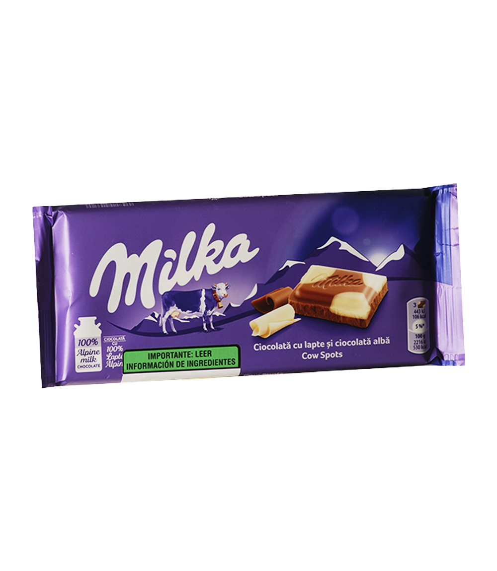 MILKA HAPPY MANCHAS DE VACA X100G