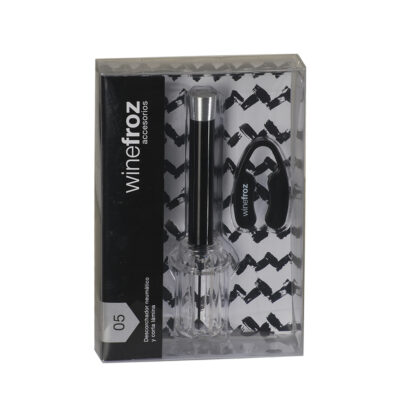 Set 05 Winefroz Descorchador Neumatico