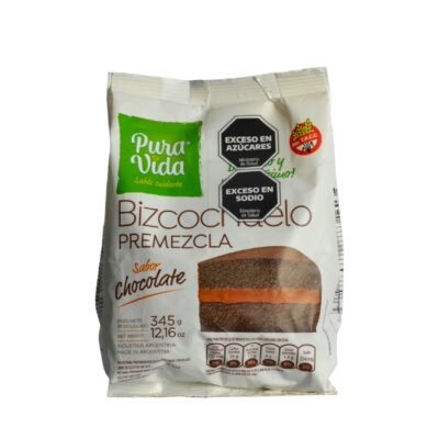 Pura Vida Premezcla Bizcochuelo Chocolate S/tacc