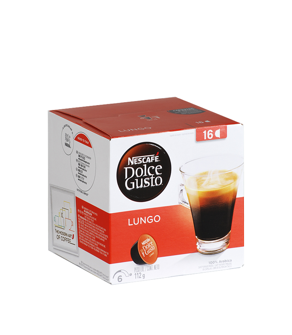 NESCAFE DOLCE GUSTO LUNGO X 160GRS