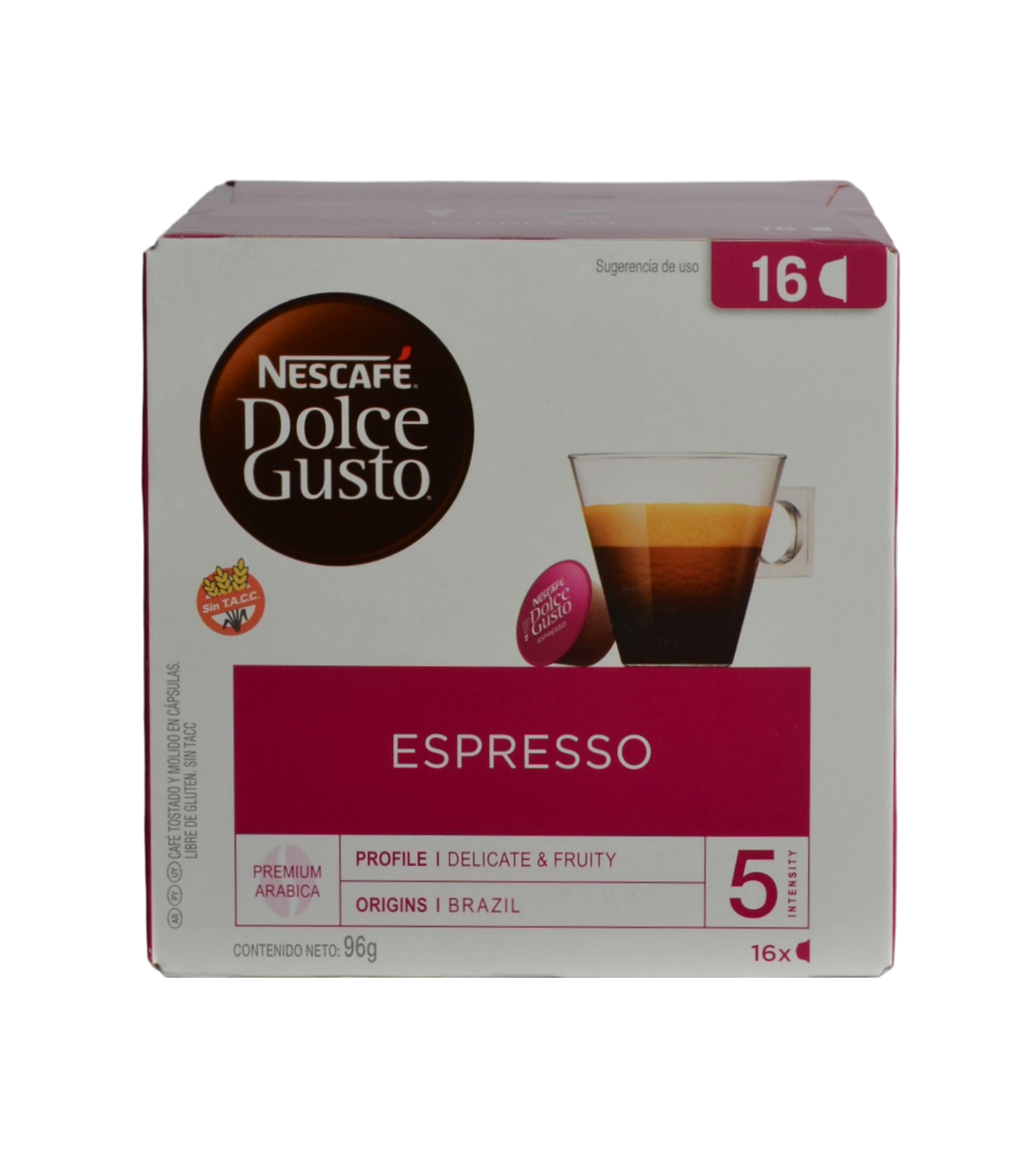 NESCAFE DOLCE GUSTO ESPRESSO X 160GRS