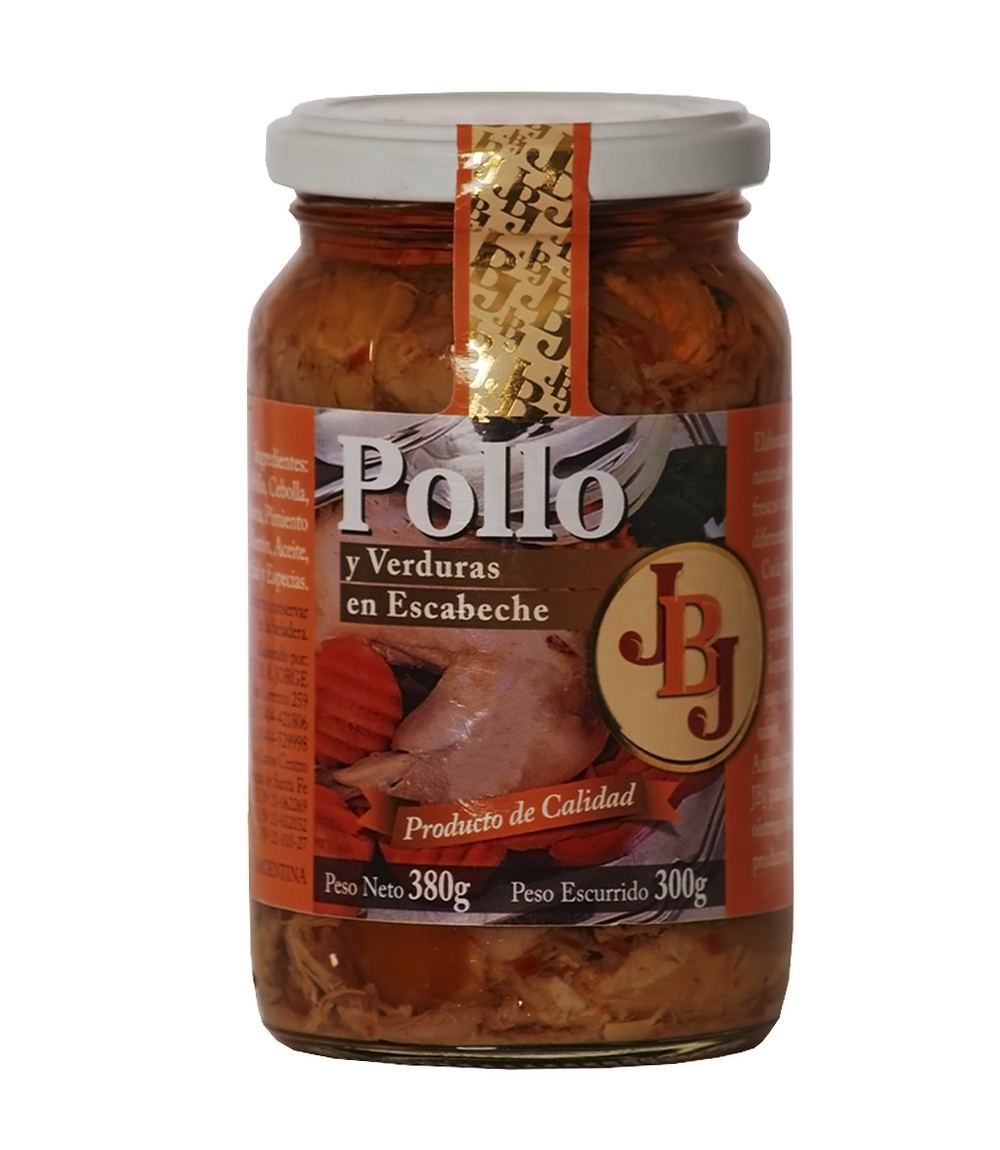 JBJ POLLO EN ESCAB X 380 GR