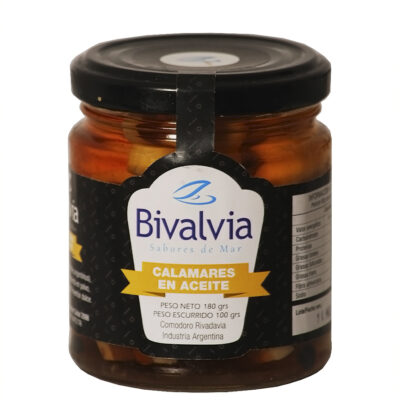 Bivalvia Calamares en Aceite x 180 Grs