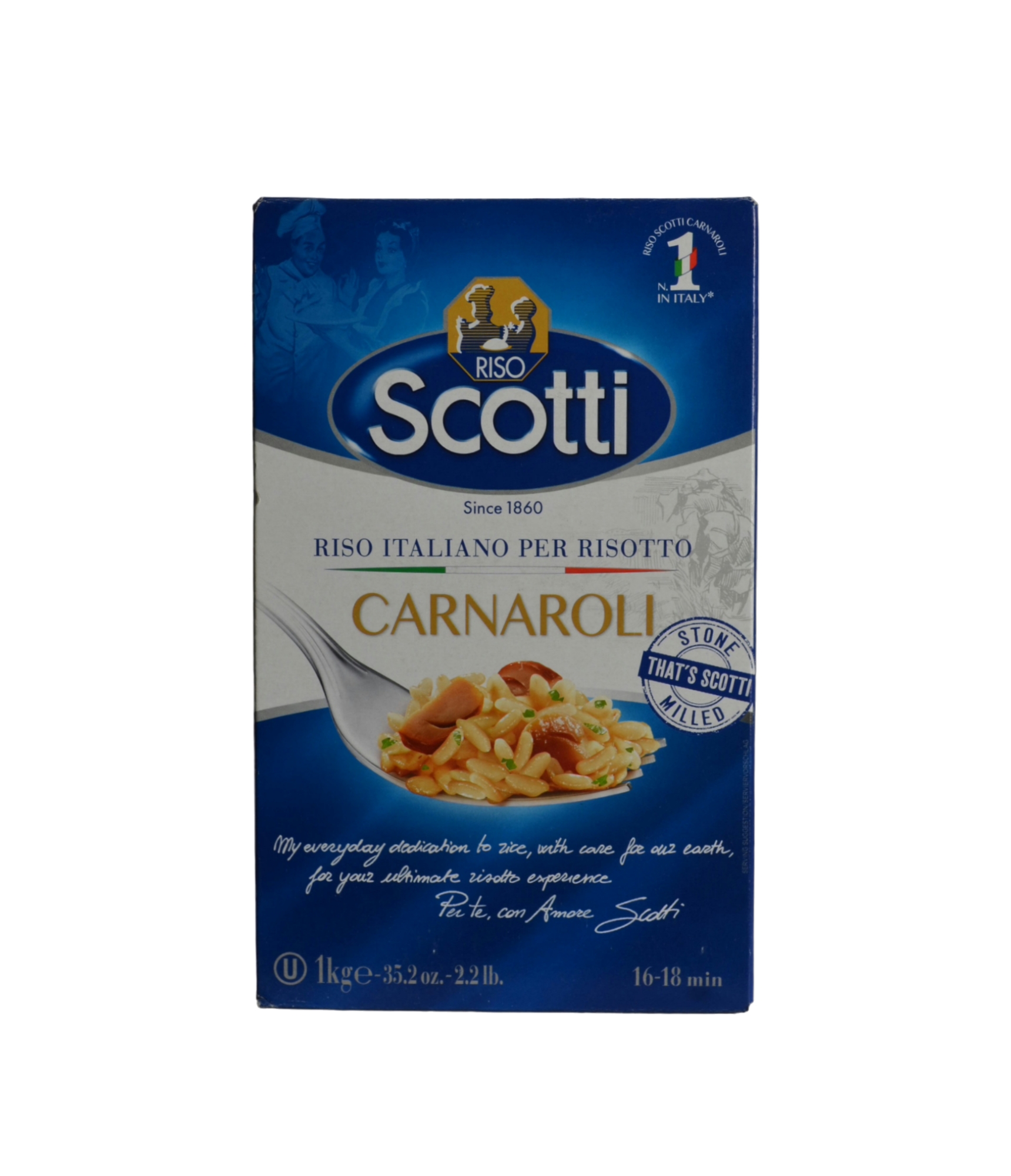 ARROZ SCOTTI RISO SUPERFINO CARNAROLI X 1 KG