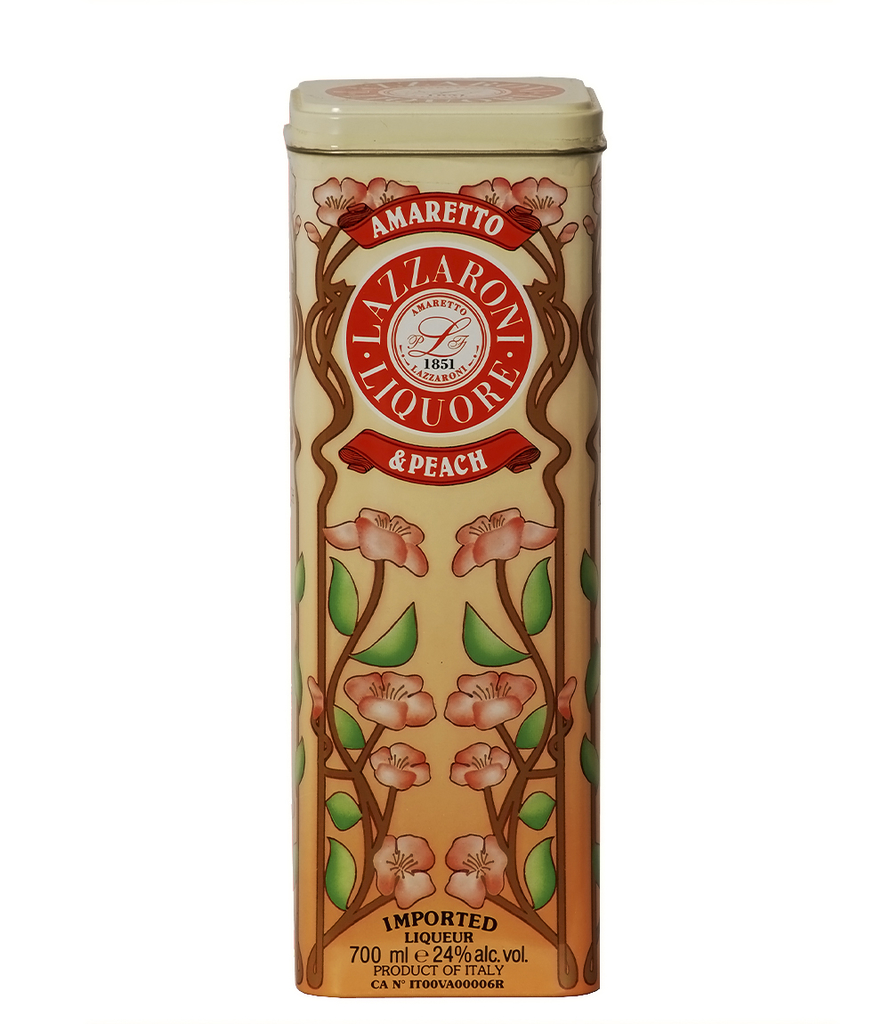 L. AMARETTO LAZZARONI PESCA LATA X 700CC