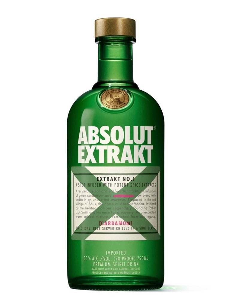 V. ABSOLUT EXTRAKT X 750 ML