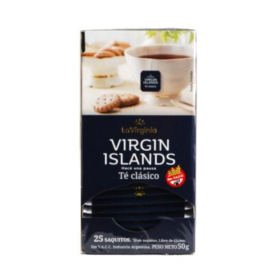Te Virgin Islands x 25 Saq.