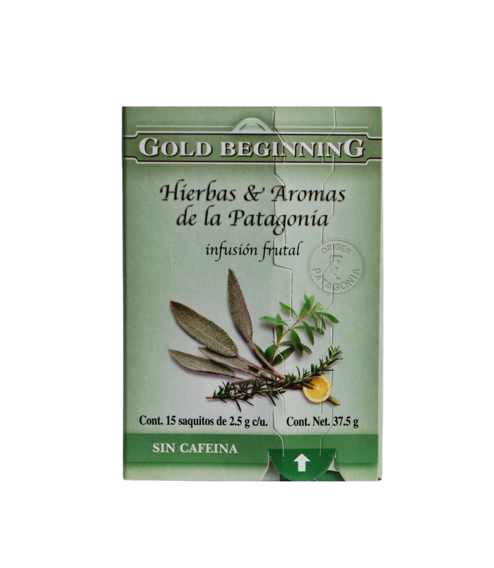 TE GOLD BEGINNING HIERBAS DE LA PATAGONIA X 15 SAQ