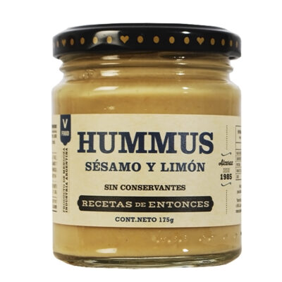 Recetas de Entonces Hummus Garb, Sesamo,limon 175