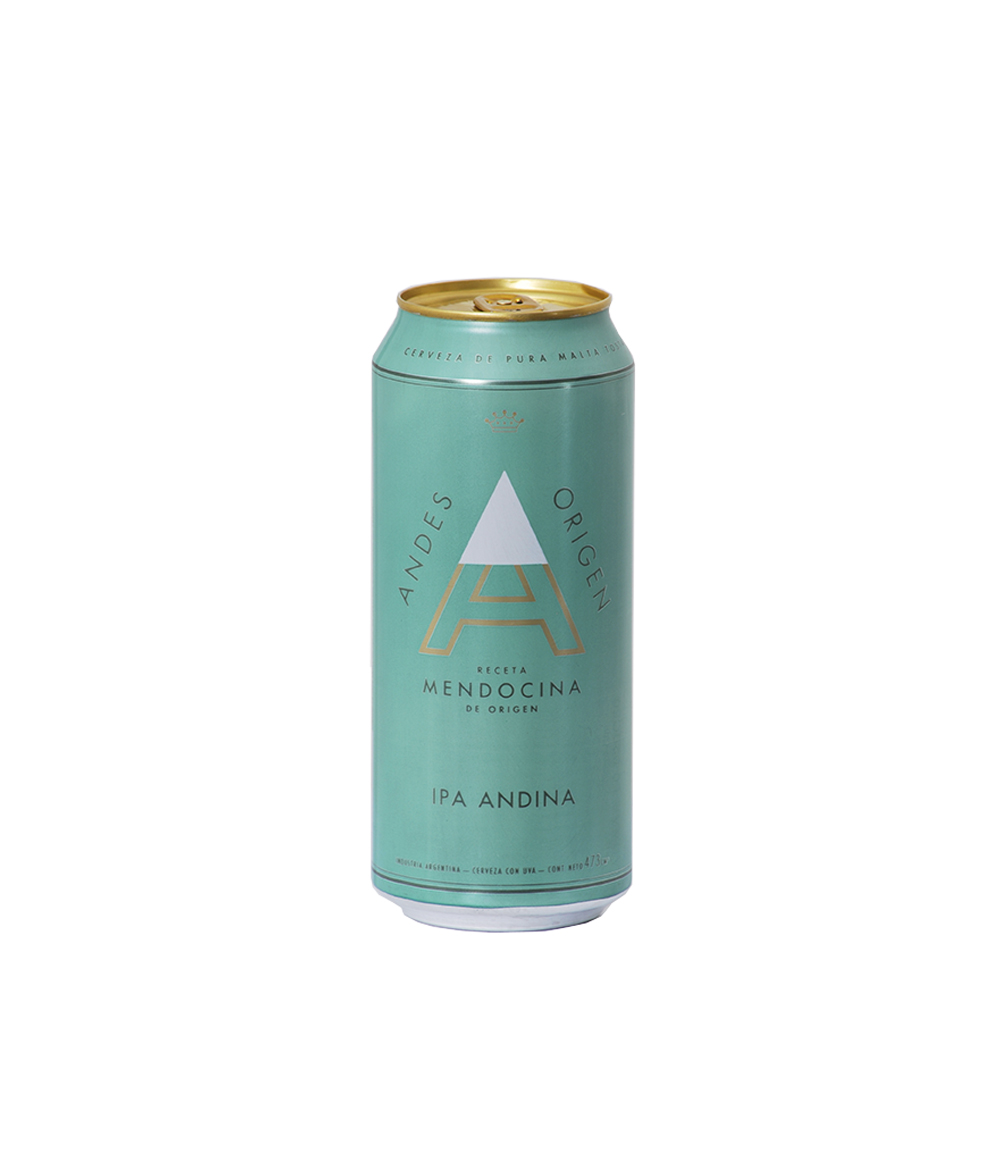 C. ANDES ORIGEN IPA ANDINA LATA X 473 ML