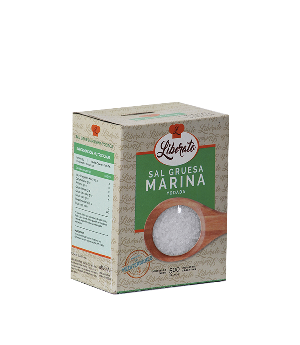 SAL MARINA GRUESA LIBERATO X 500 GR