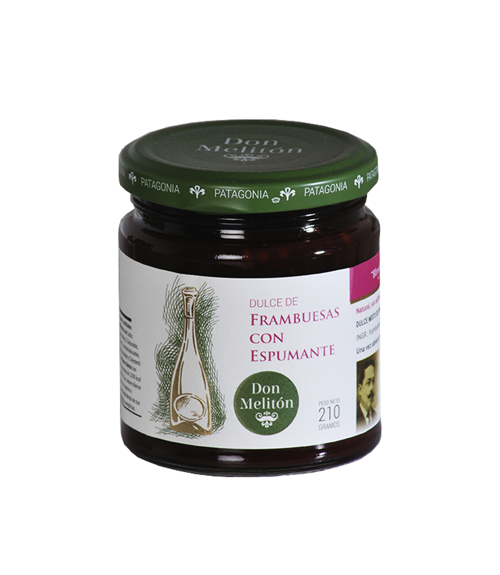 DON MELITON DULCE DE FRAMBUESAS C/ESPUMANTE X210 G