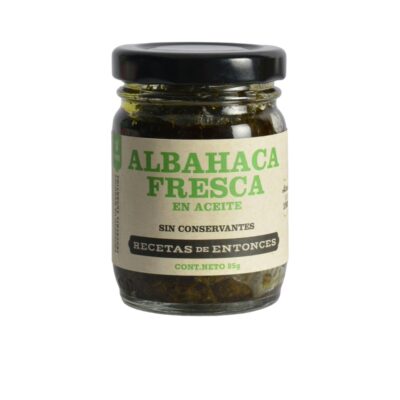 Recetas de Entonces Albahaca en Aceite x 90 G