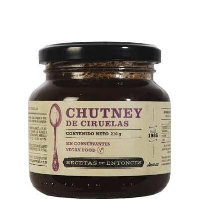 Recetas de Entonces Chutney de Ciruelas x 210g