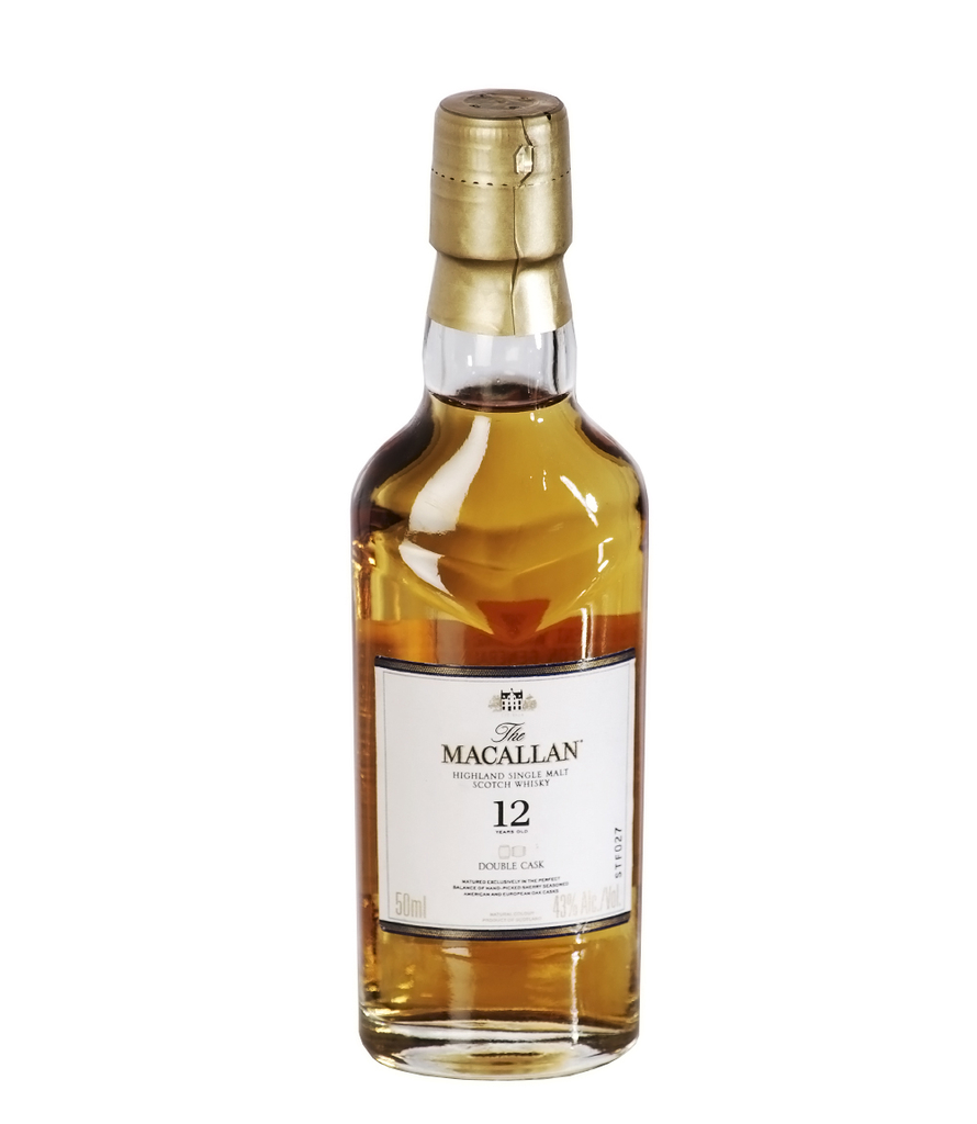 MIN. W. THE MACALLAN 12 AÑOS VIDRIO X 50ML
