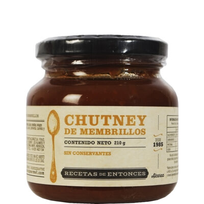 Recetas de Entonces Chutney de Membrillo x 210 GR