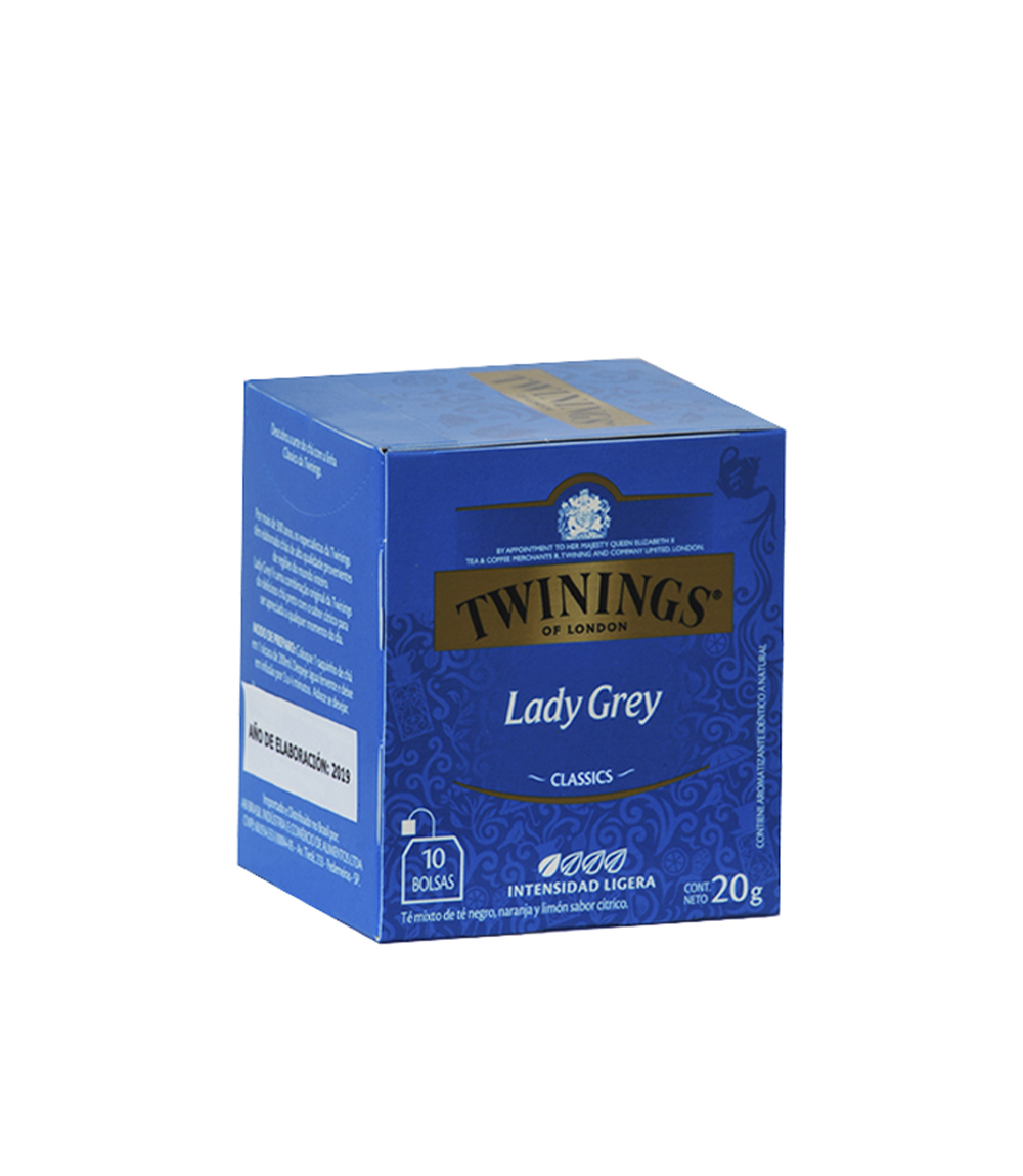 TE TWININGS LADY GREY X 10 SAQ.