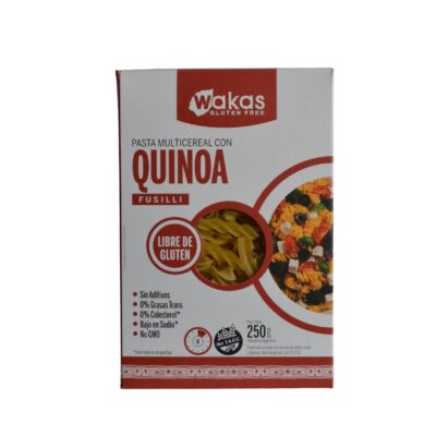 F. Wakas Fusilli Multicereal C/quinoa S/tacc X250g