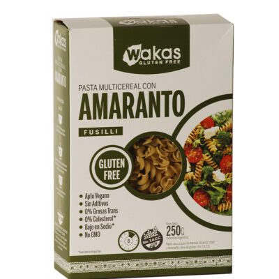 F. Wakas Fusilli Multicereal C/amaranto S/tacc 250