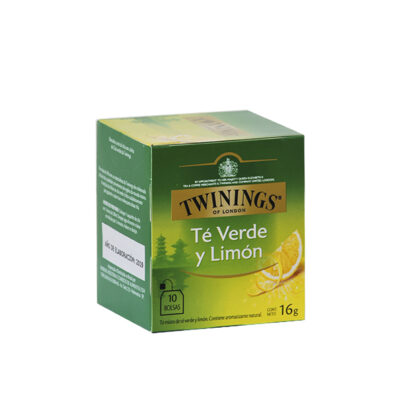 Te Twinings Verde y Limon x 10 Saq.