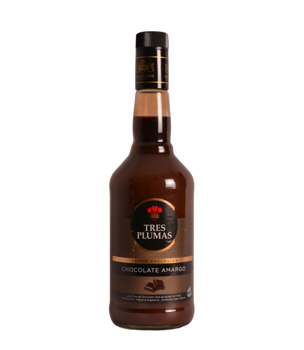 L. TRES PLUMAS CHOCOLATE AMARGO