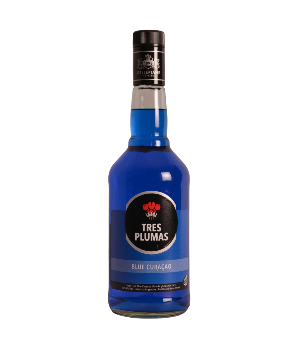 L. TRES PLUMAS BLUE CURACAO X 700CC