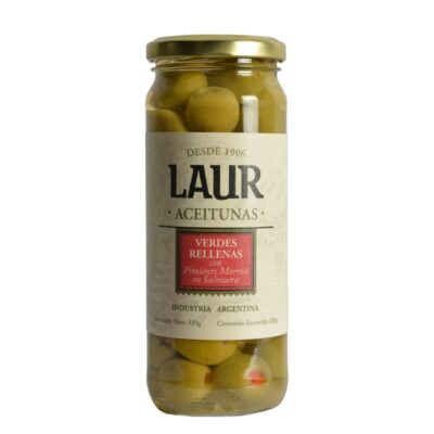 Laur Aceit. Verdes Rellenas C/pim x 200 Grs