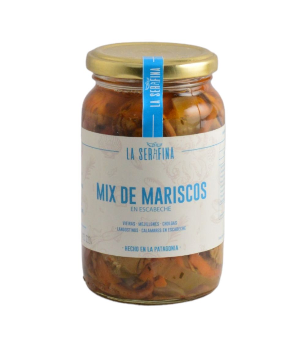 LA SERAFINA MIX DE MARISCOS EN ESCABECHE X 360 GRS