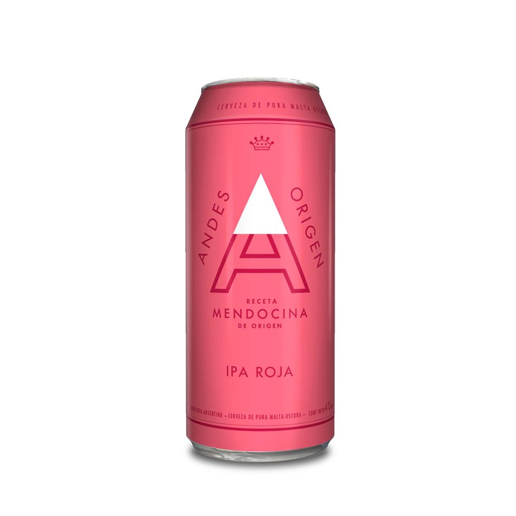 C. ANDES ORIGEN IPA ROJA LATA X 473 ML