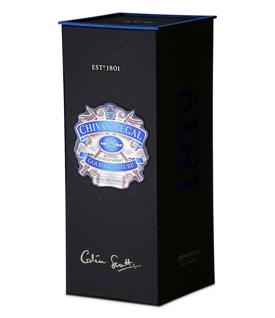 W. CHIVAS REGAL 18 AÑOS ESTUCHE 750 CC