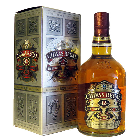 W. CHIVAS REGAL ESTUCHE 1 LT