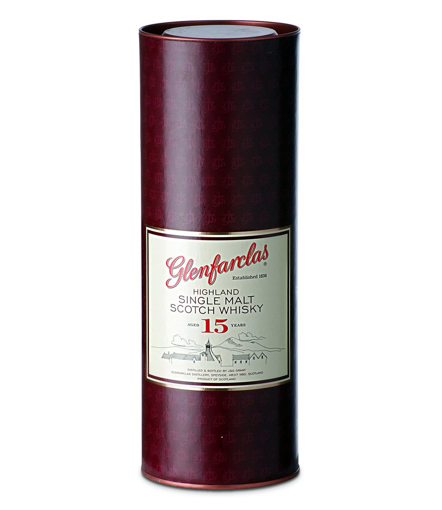 W. GLENFARCLAS 15 AÑOS ESTUCHE 700 CC