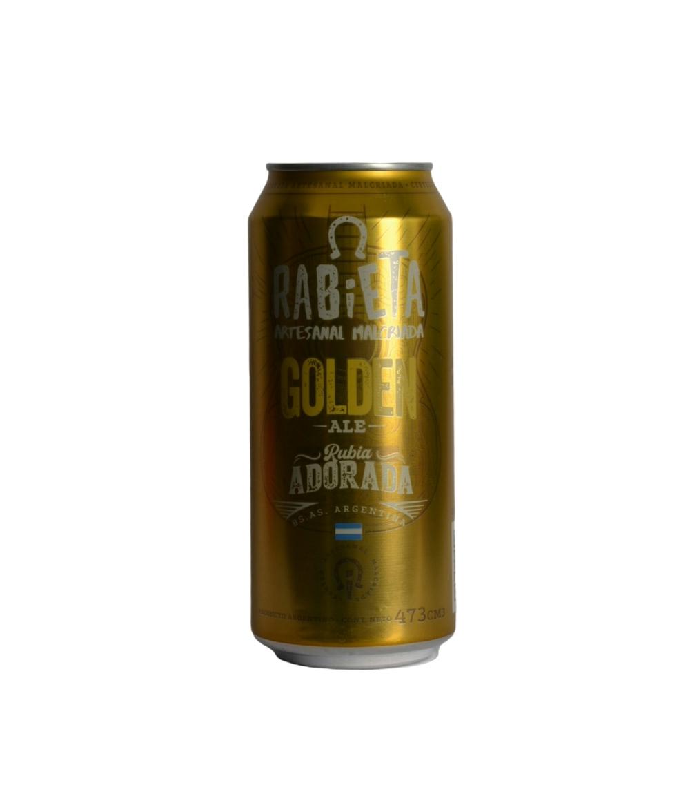 C. RABIETA GOLDEN ALE LATA X 473 CC