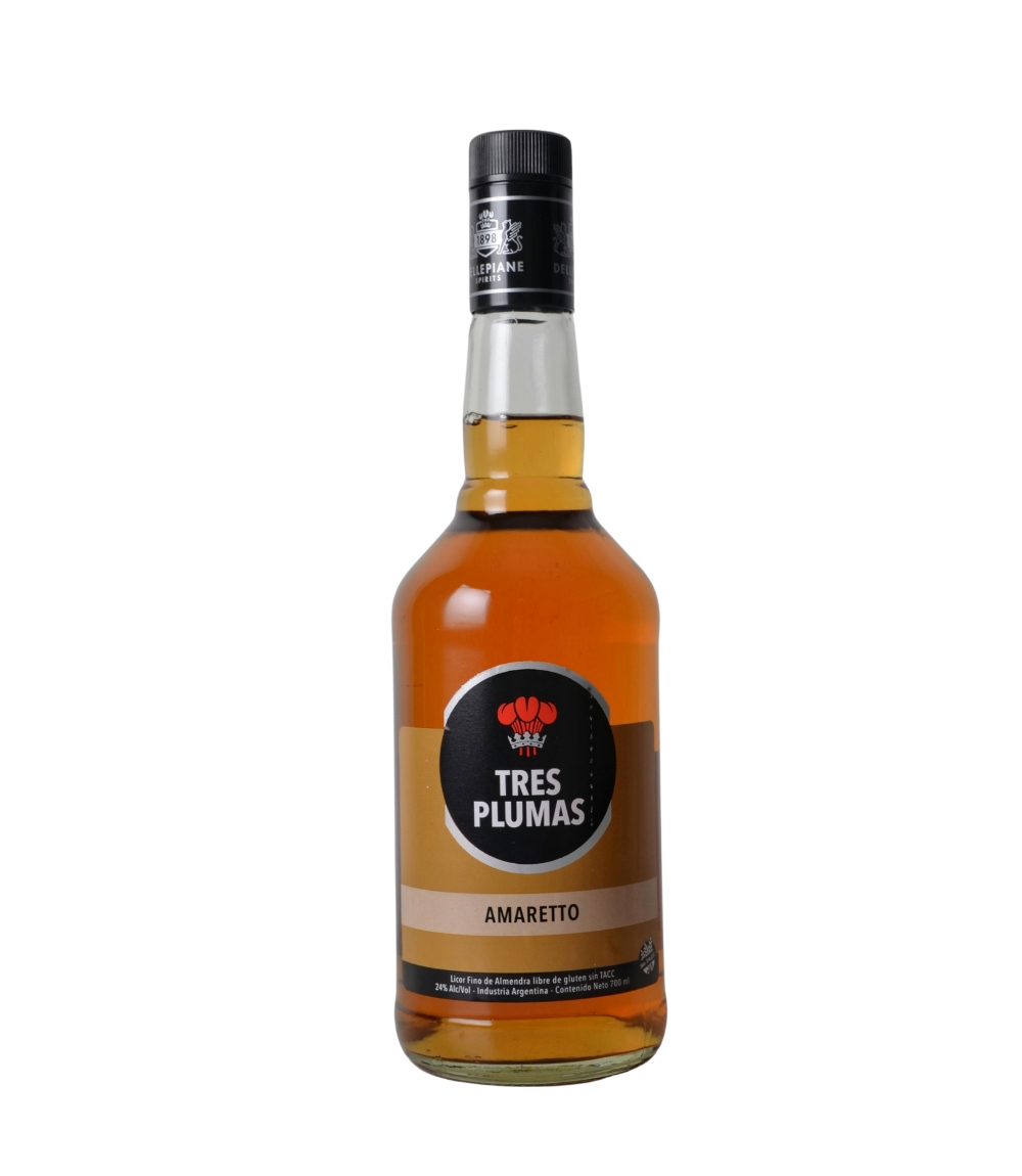 L. TRES PLUMAS AMARETTO X 700 ML